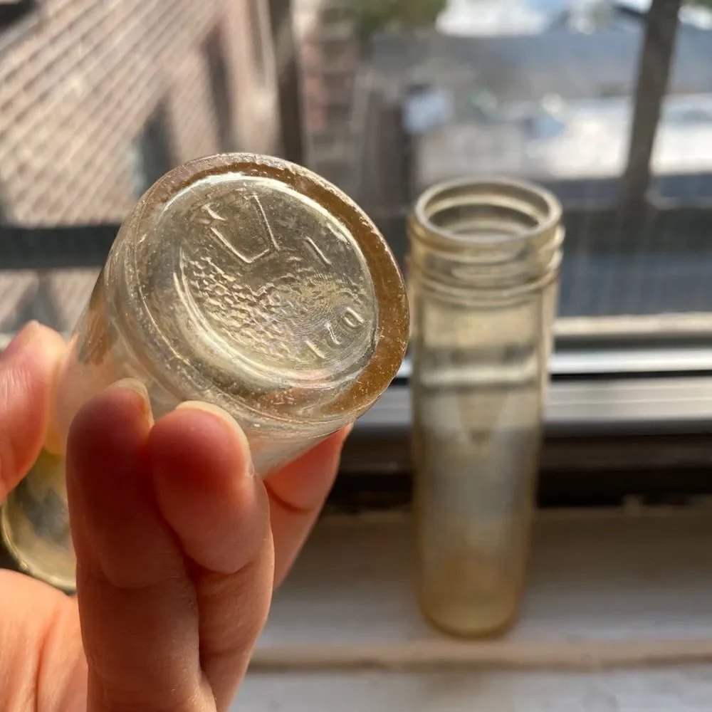 🎀Vintage🎀 1940s Pair of Bottles Found In The Sea